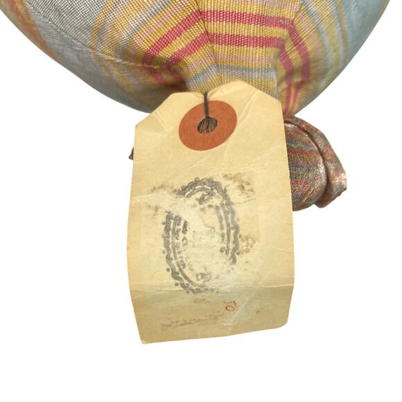 Rare Vintage Mackenzie Childs Bolster Homecoming Queen Football Cushion Pillow - Picture 10 of 13